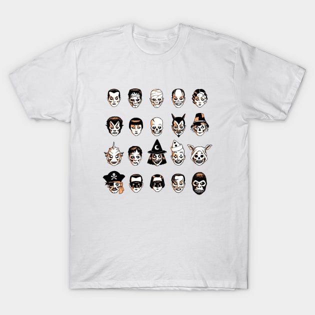 Halloween Friends T-Shirt by Haunted Nonsense